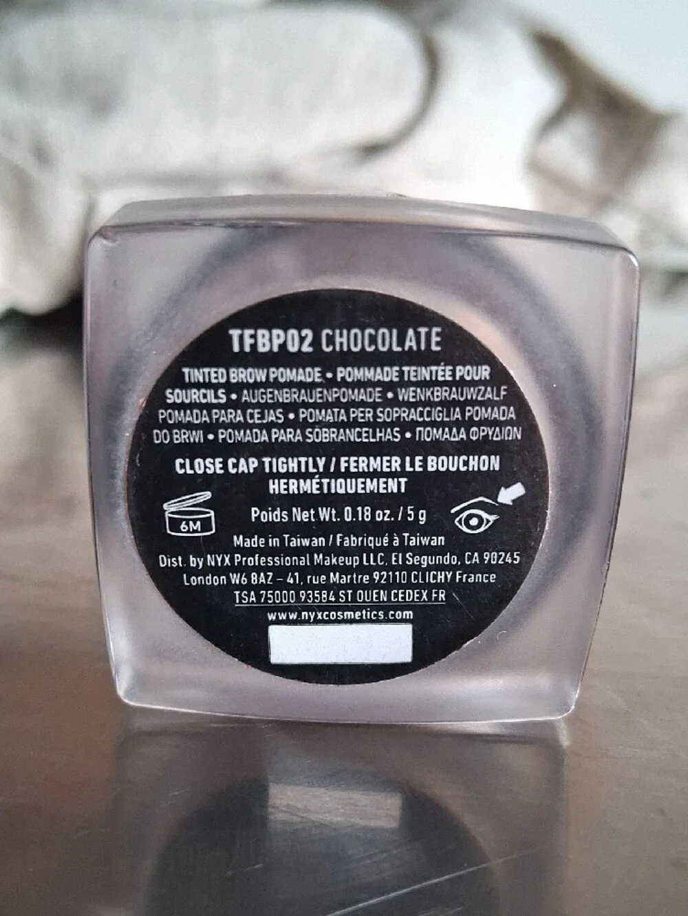 Elf Tahiti Putty Blush & Nyx Chocolate Tinted Brow Pomade